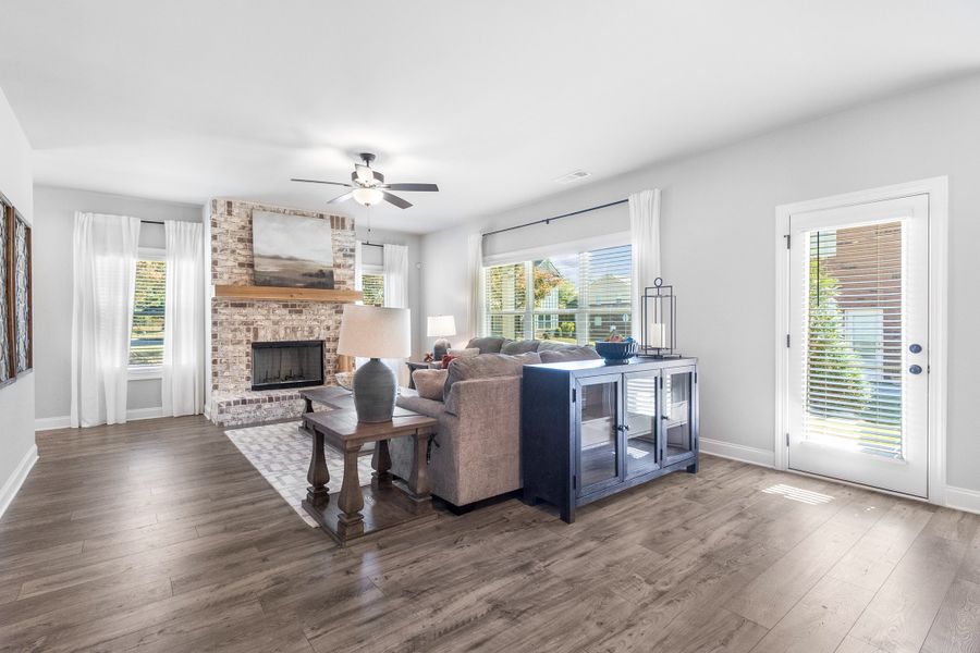 Furnished interior view inside a new home in Ridge Pointe, Athens (Image 15).