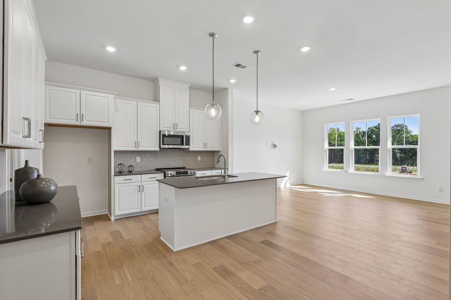 Furnished interior view inside a new home in Terraces at the Exchange, Fort Mill (Image 9).