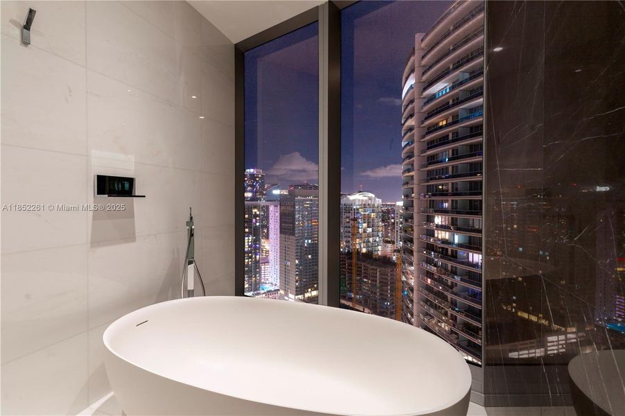 Furnished interior view inside a new home in Aston Martin Residences, Miami (Image 31).
