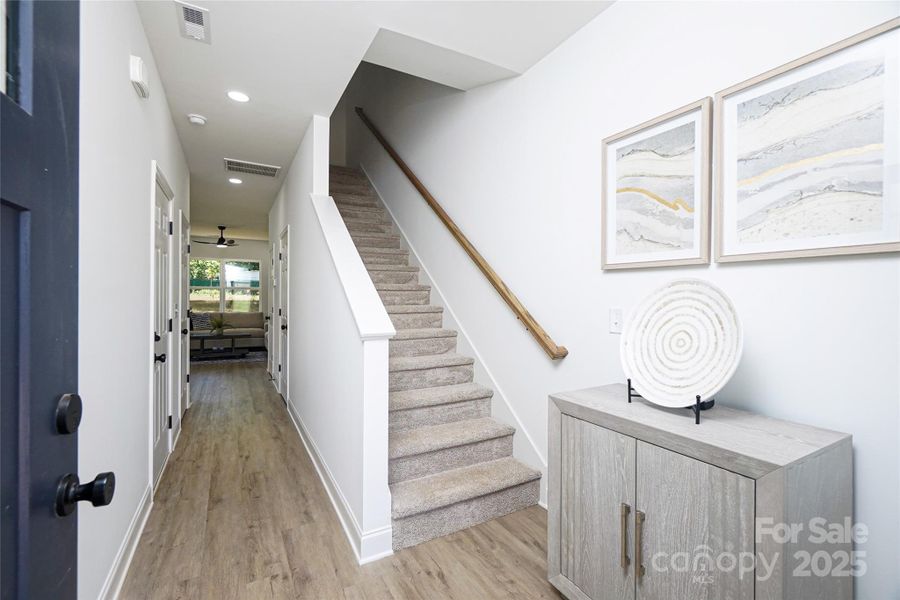 Furnished interior view inside a new home in , Charlotte (Image 8).