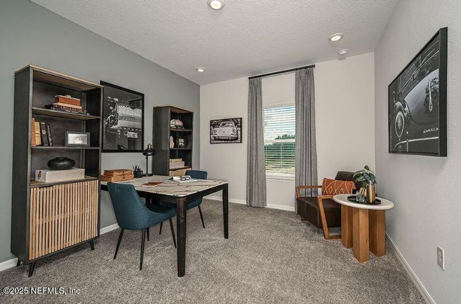 Furnished interior view inside a new home in Cherry Elm at SilverLeaf, St. Augustine (Image 12).