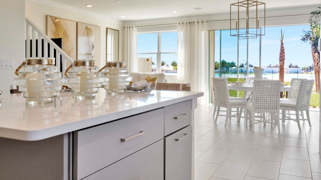 Furnished interior view inside a new home in Lagoon Residences at Epperson, Wesley Chapel (Image 13).