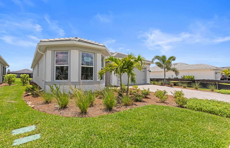 Fresh Landscaping Enhancing Front View