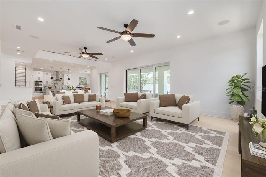 Furnished interior view inside a new home in , Gulfport (Image 8). Furnished interior view inside a new home in , Gulfport (Image 8).