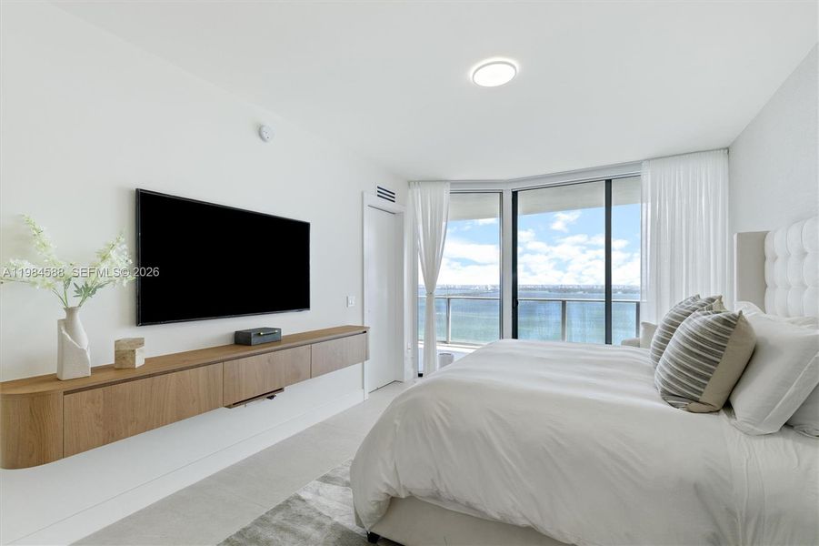 Furnished interior view inside a new home in , Miami (Image 21). Furnished interior view inside a new home in , Miami (Image 21).