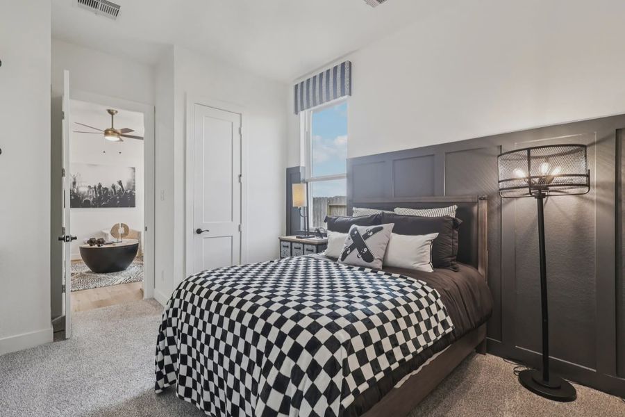 Representative furnished interior of a home built from the Orlando by Chesmar Homes in Wood Leaf Reserve, Tomball (Image 11). Representative furnished interior of a home built from the Orlando by Chesmar Homes in Wood Leaf Reserve, Tomball (Image 11).