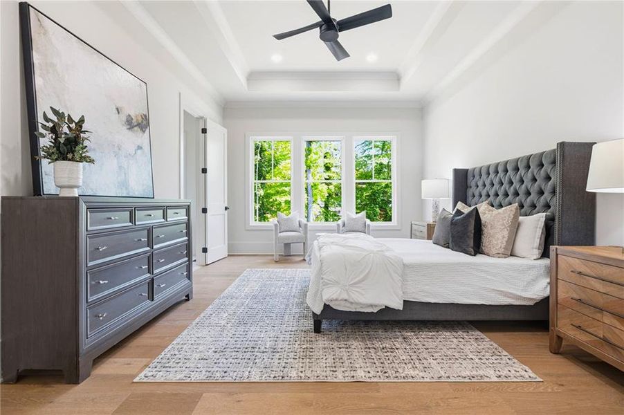 Furnished interior view inside a new home in , Atlanta (Image 17).