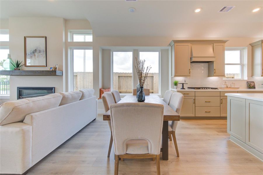 Furnished interior view inside a new home in Jordan Ranch, Katy (Image 38).