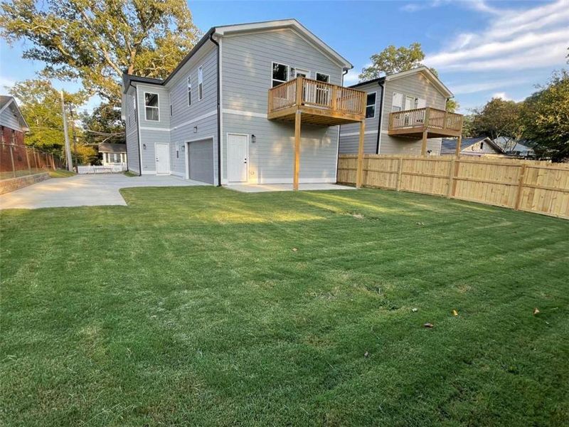 Exterior details and patio area of a home in , Hapeville (Image 4).