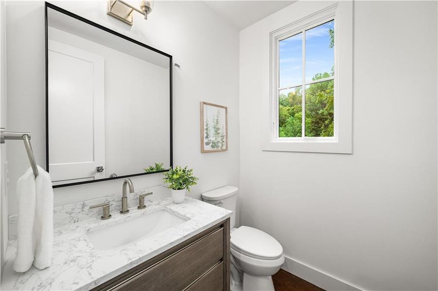 Furnished interior view inside a new home in , Powder Springs (Image 43).