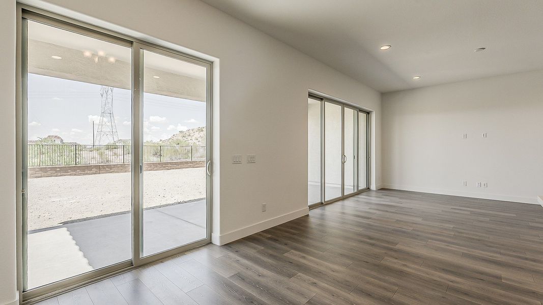 Furnished interior view inside a new home in Hacienda at Estrella, Goodyear (Image 14).