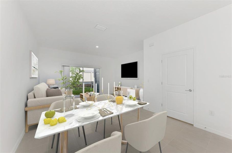 Furnished interior view inside a new home in , Sarasota (Image 12).