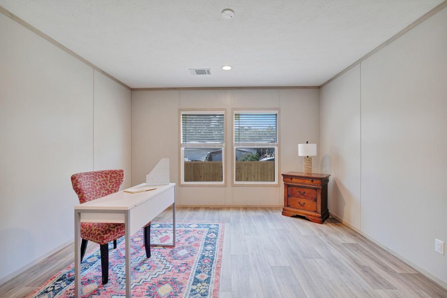 Furnished interior view inside a new home in , Cross (Image 25).