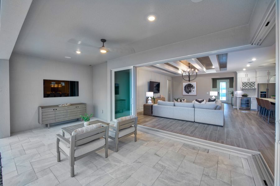 Furnished interior view inside a new home in Costa Pointe, Vero Beach (Image 13).