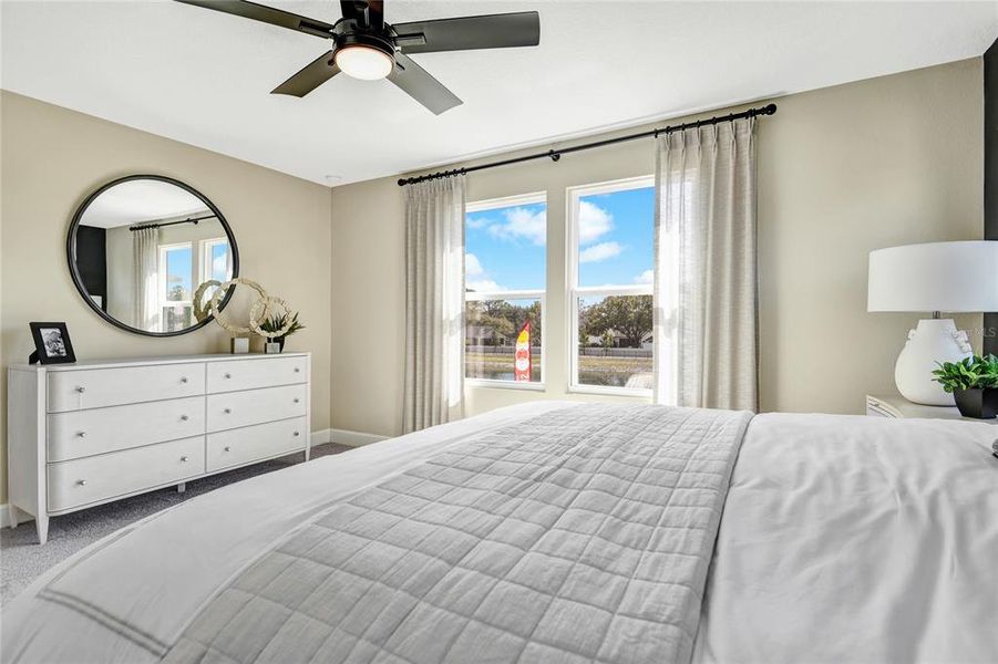 Furnished interior view inside a new home in Seaport Village, Tavares (Image 18).