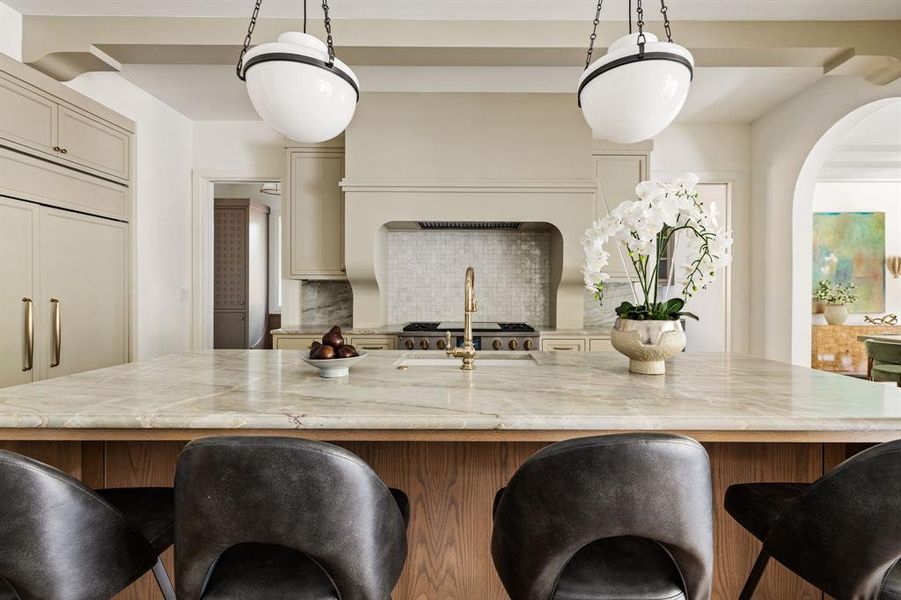 Furnished interior view inside a new home in , Dallas (Image 4).