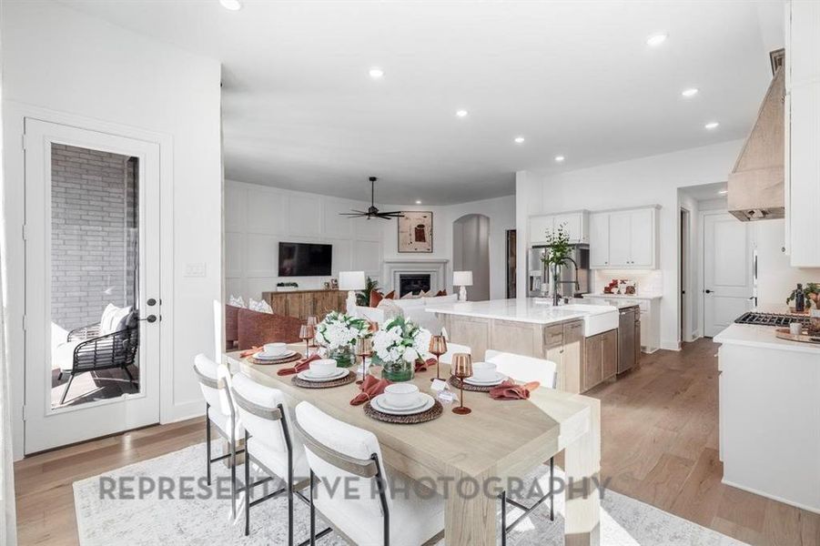 Furnished interior view inside a new home in Ridge Crossing, Waxahachie (Image 25).