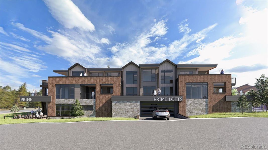 An exclusive offering of only nine residences located above a commercial space.