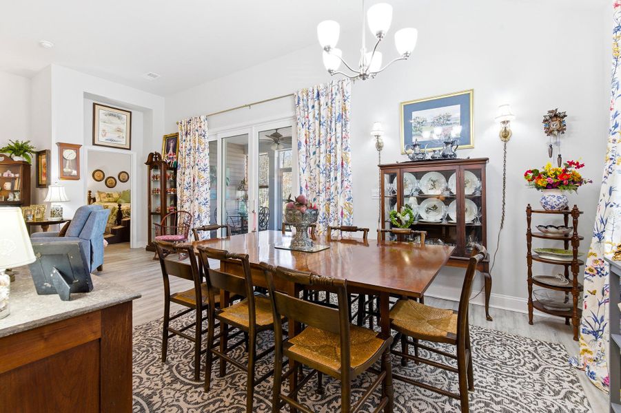Furnished interior view inside a new home in , Murrells Inlet (Image 11).