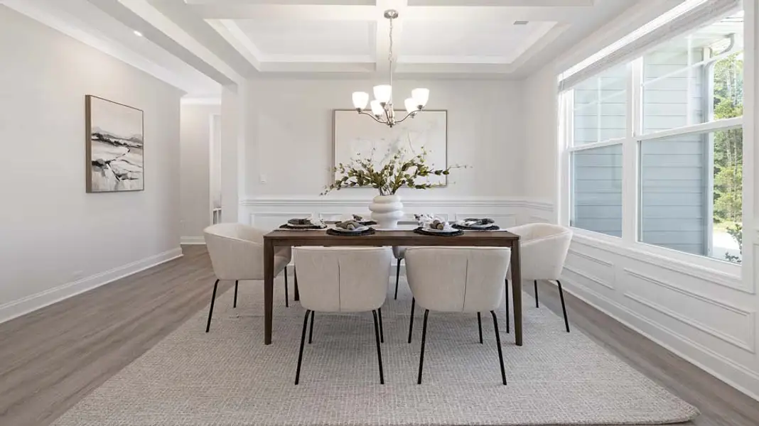 Furnished interior view inside a new home in Sylvan Creek, Denver (Image 3).