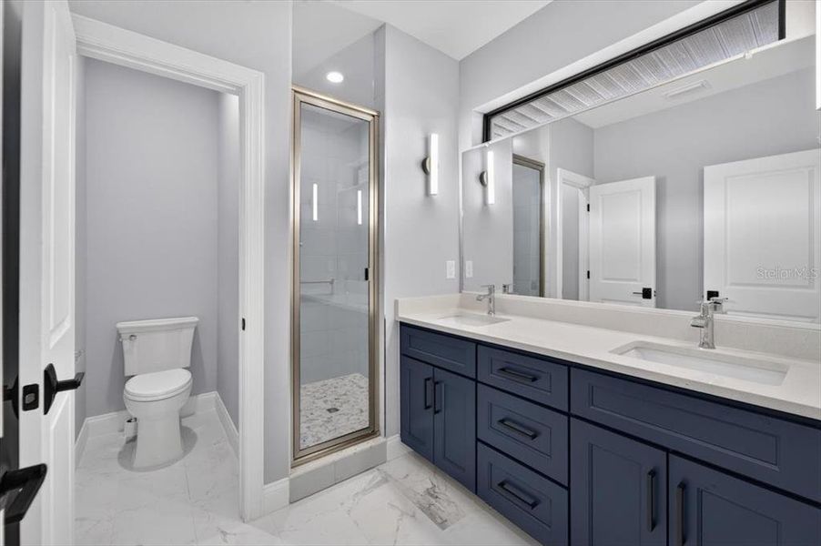 Furnished interior view inside a new home in , Tampa (Image 18).