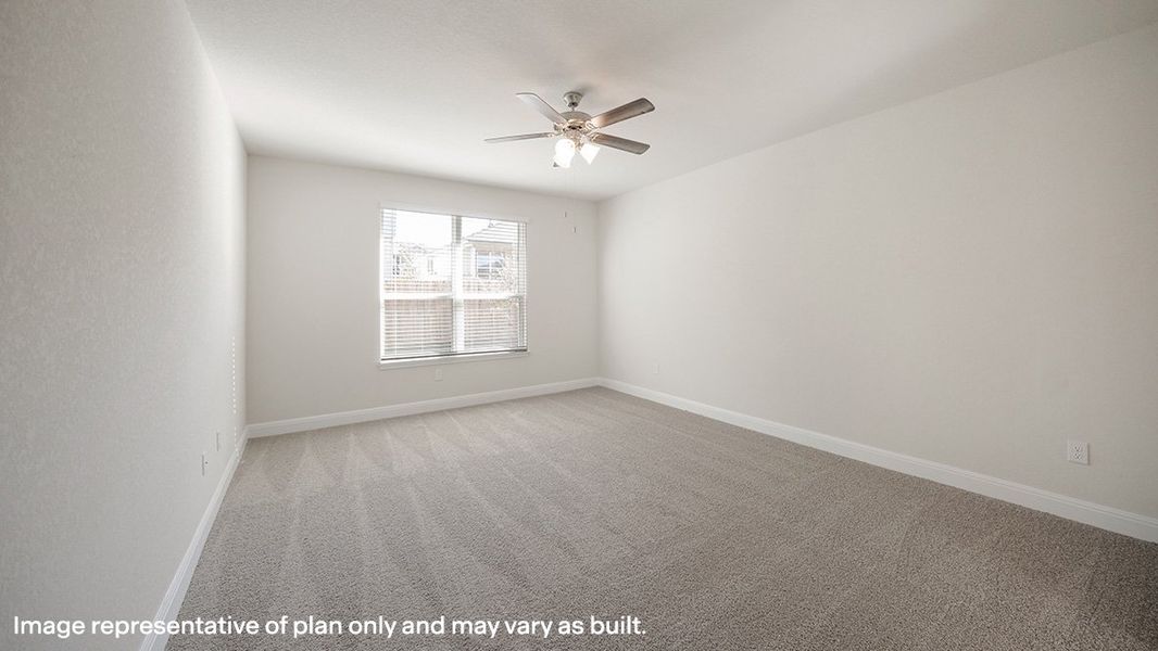 Representative unfurnished interior of a home built from the The Salerno by D.R. Horton in Steele Creek, Cibolo (Image 16).