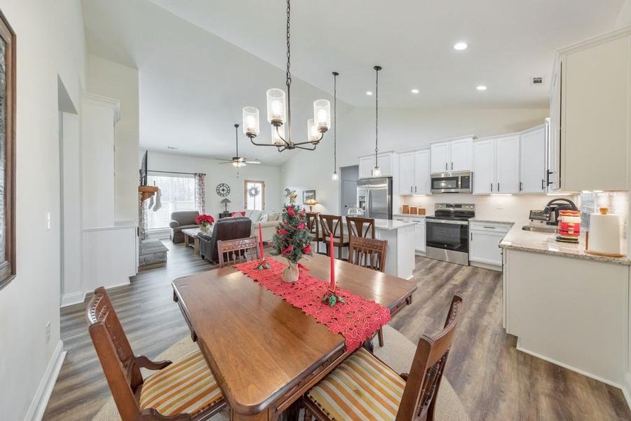 Furnished interior view inside a new home in , Rockmart (Image 18). Furnished interior view inside a new home in , Rockmart (Image 18).