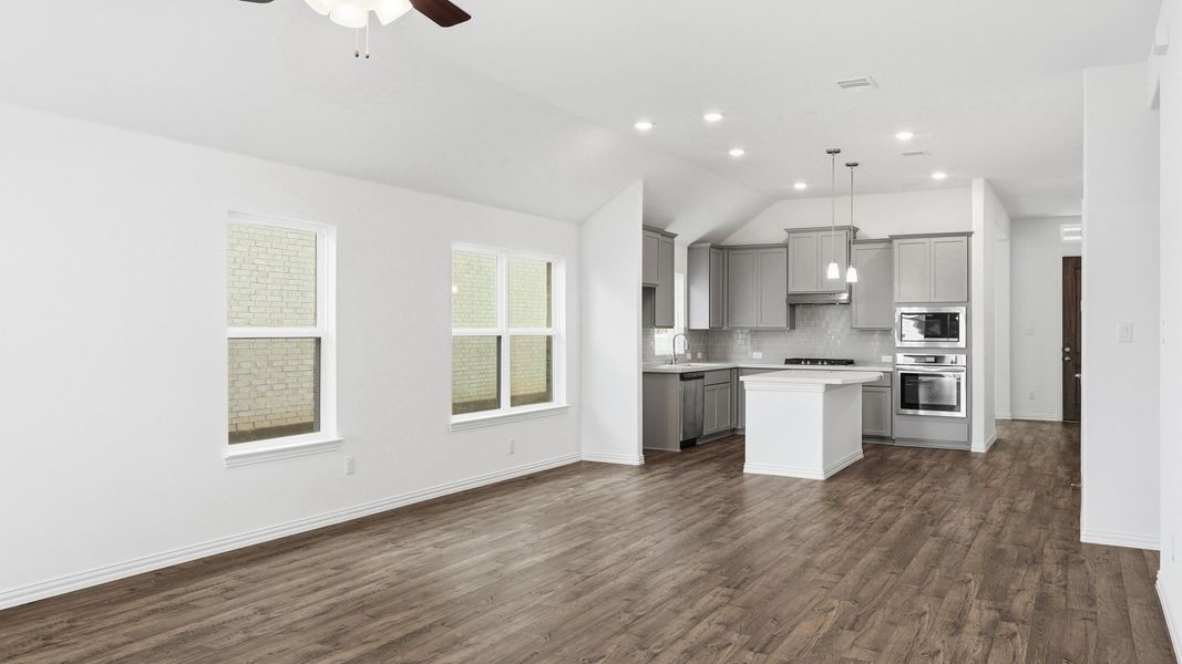Furnished interior view inside a new home in Wildflower Ranch, Fort Worth (Image 27).
