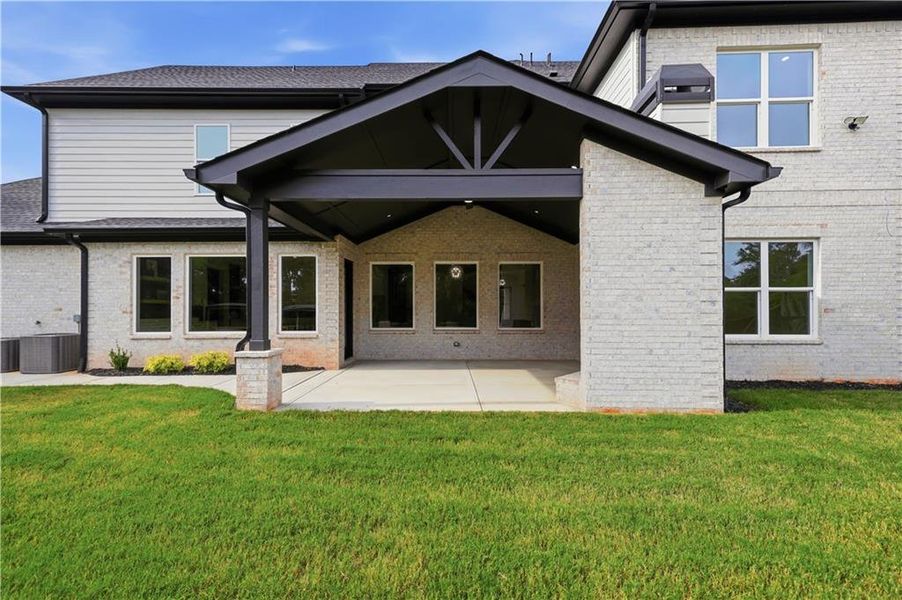 Exterior details and patio area of a home in , Monroe (Image 34).
