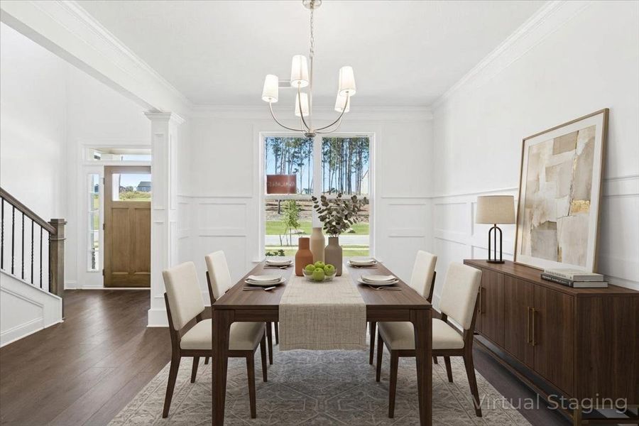 Furnished interior view inside a new home in Tillery Park, Grovetown (Image 13).