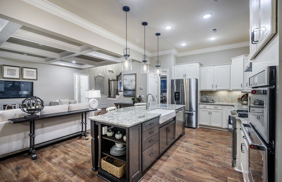 Representative furnished interior of a home built from the Worthington by Pulte Homes in The Retreat at Carolina Ridge, Harrisburg (Image 12).