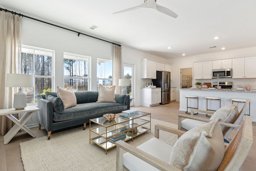 Furnished interior view inside a new home in , Summerville (Image 23).