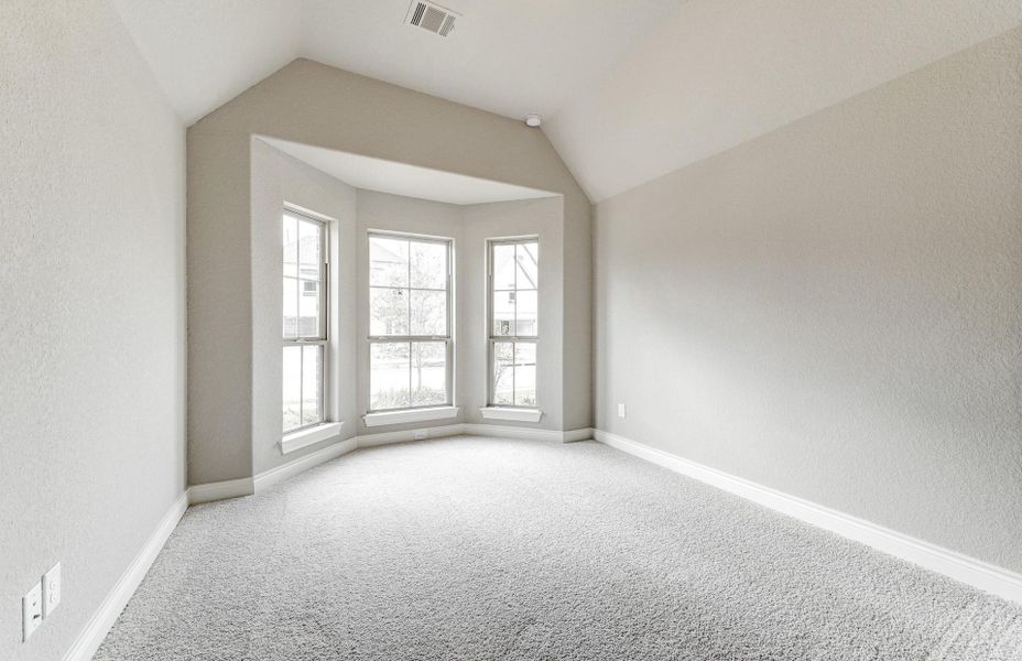 Spacious, unfurnished interior of a new home in The Woodlands Hills 65′, Willis (Image 49).