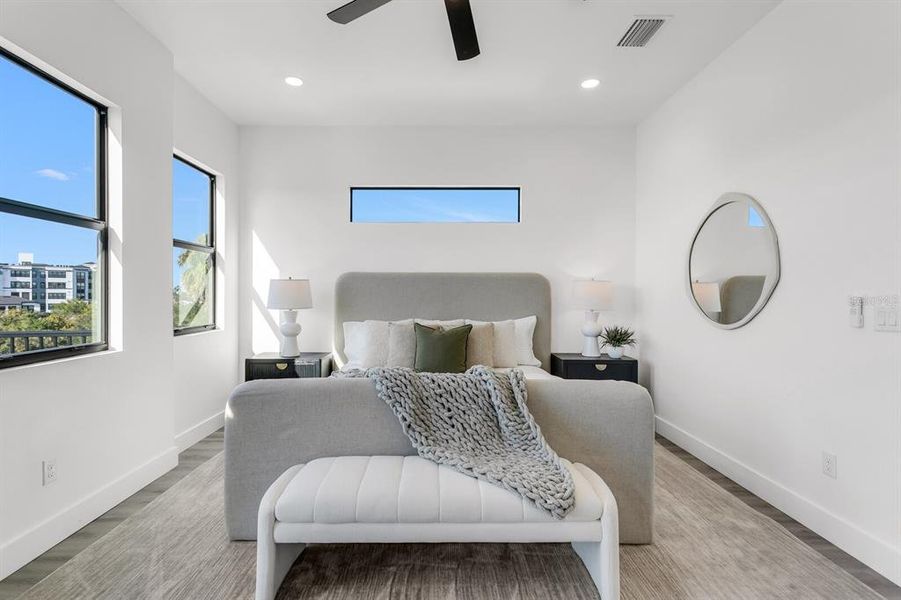 Furnished interior view inside a new home in , Tampa (Image 27).