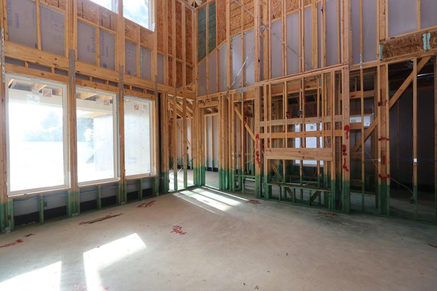 In-progress construction of a new home in Woodson’s Reserve, Spring, TX (Image 7). In-progress construction of a new home in Woodson’s Reserve, Spring, TX (Image 7).