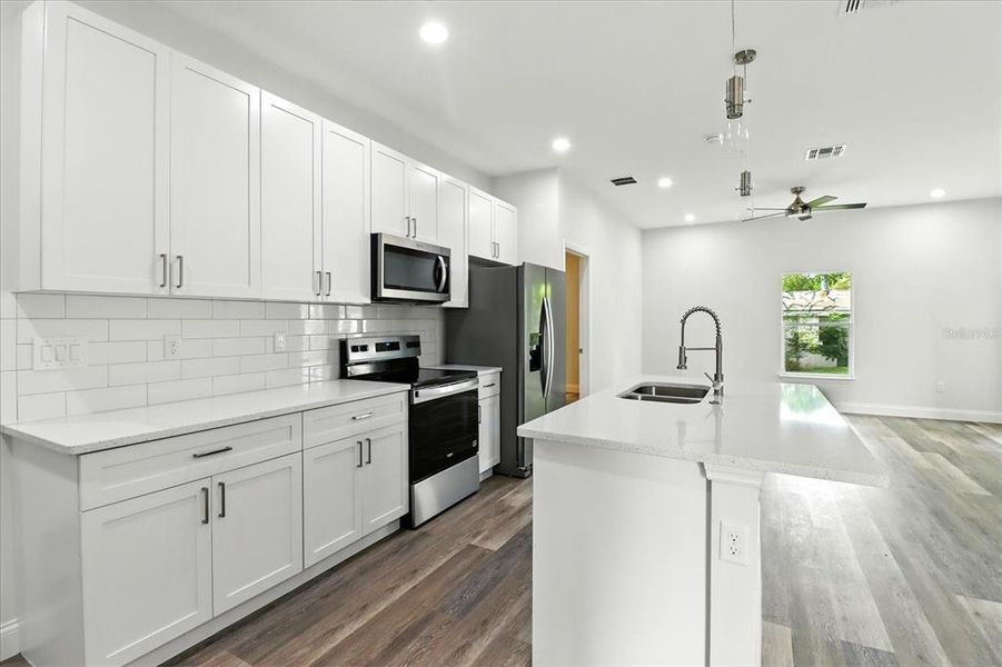 Furnished interior view inside a new home in , Citrus Springs (Image 9).