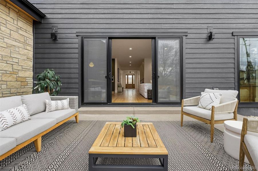 Exterior details and patio area of a home in , Denver (Image 4). Exterior details and patio area of a home in , Denver (Image 4).