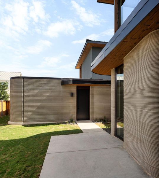 Exterior details and patio area of a home in , Austin (Image 31). Exterior details and patio area of a home in , Austin (Image 31).