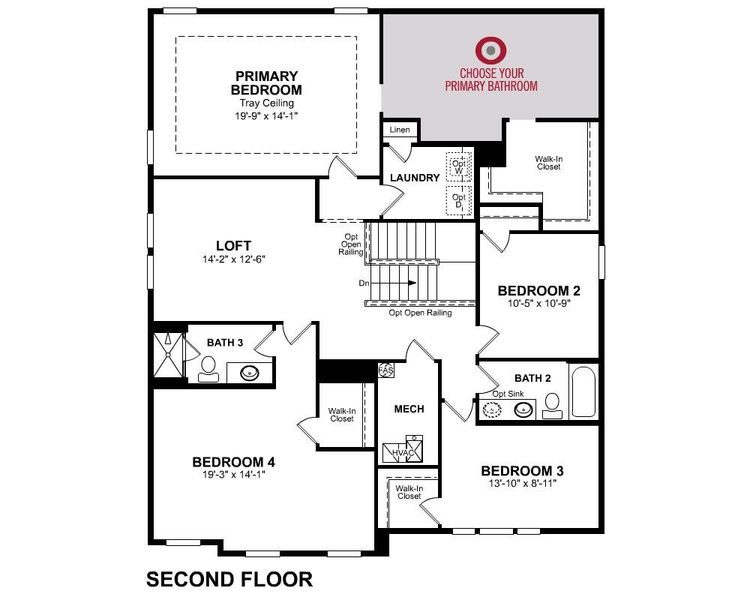 2D floor plan layout of this home in The Oaks, Goose Creek, SC (Image 3). 2D floor plan layout of this home in The Oaks, Goose Creek, SC (Image 3).
