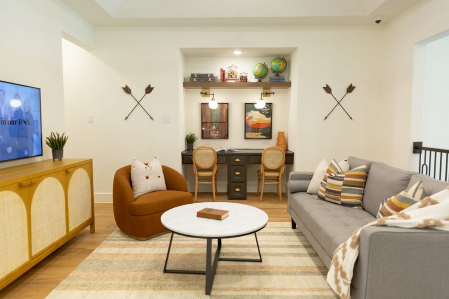 Representative furnished interior of a home built from the 5071 by Tradition Homes in Lakewood at Brookhollow – 60′ Lots, Prosper (Image 15).