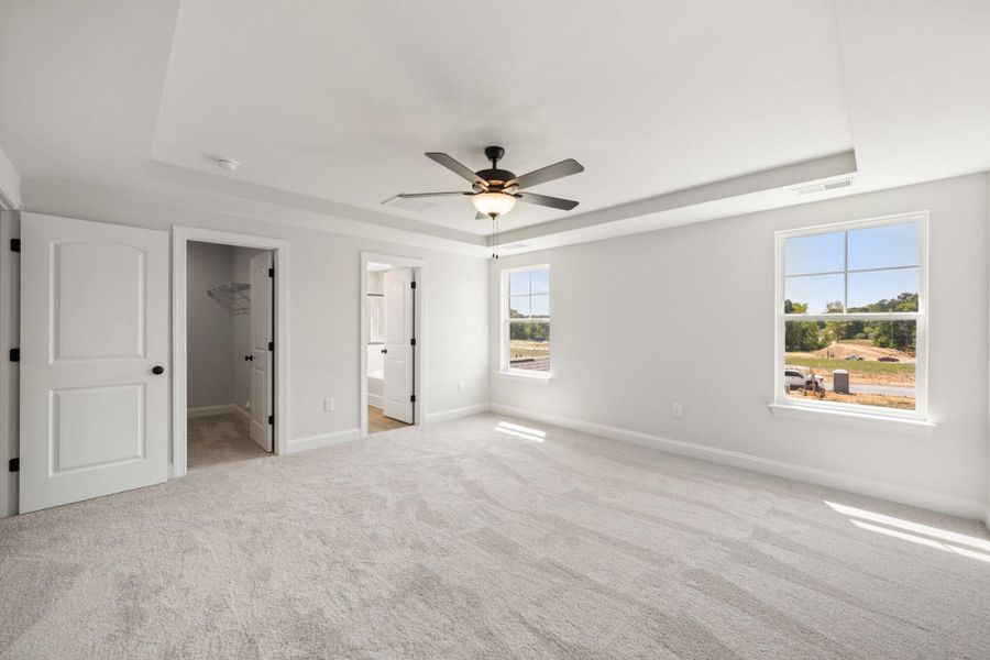 Spacious, unfurnished interior of a new home in Hayes Village, Greensboro (Image 26).