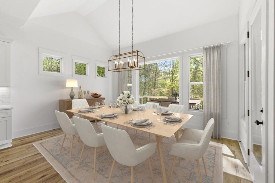 Furnished interior view inside a new home in , Jefferson (Image 12).