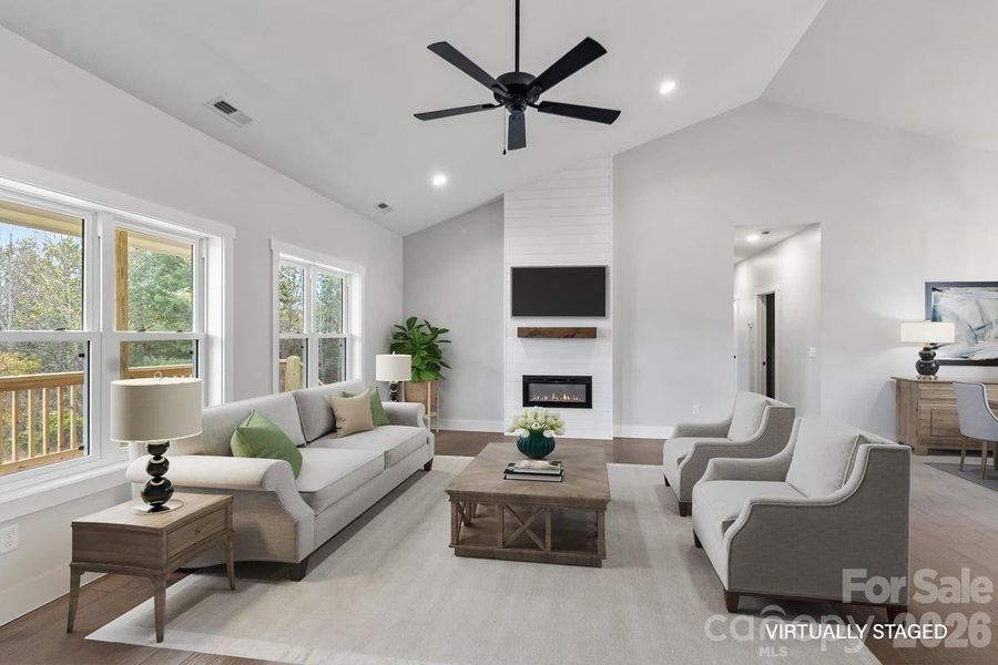 Furnished interior view inside a new home in , Mars Hill (Image 6).