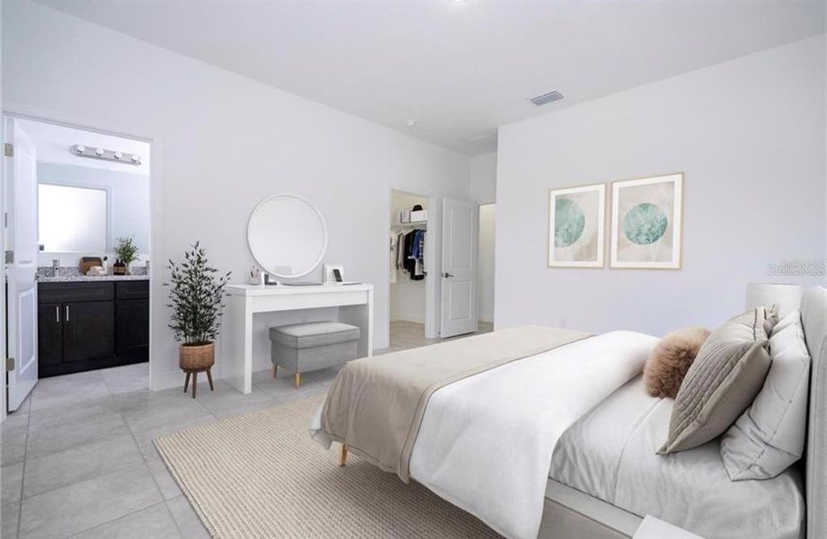 Furnished interior view inside a new home in , Citrus Springs (Image 16).