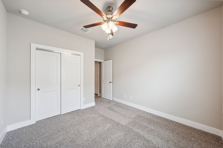 Representative unfurnished interior of a home built from the Blakely by Omega Builders in Hartrick Ranch, Temple (Image 12). Representative unfurnished interior of a home built from the Blakely by Omega Builders in Hartrick Ranch, Temple (Image 12).