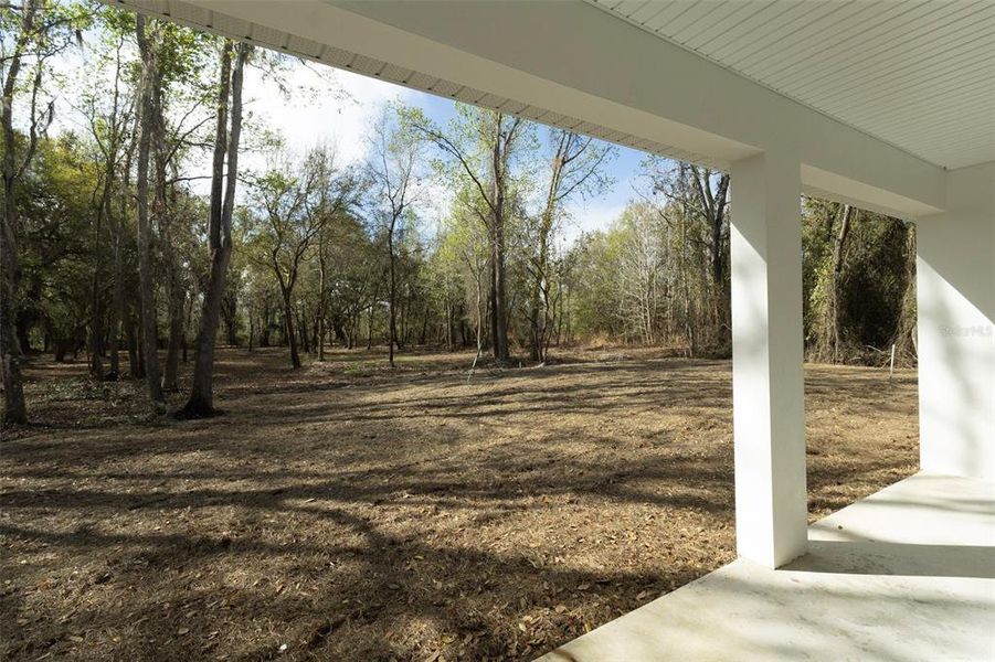 Exterior details and patio area of a home in , Groveland (Image 17).