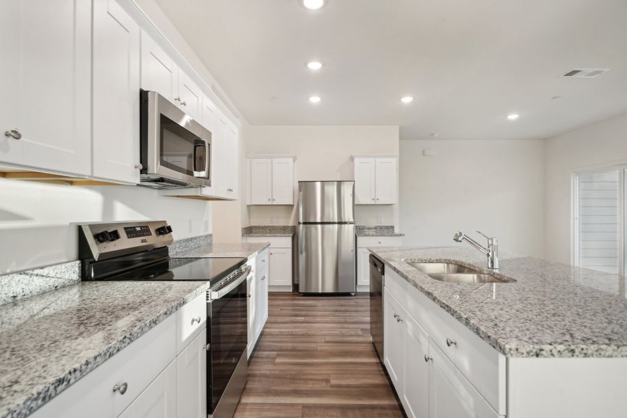 Furnished interior in a model home at Broadmoor Village in Cedar Hill (Image 6).