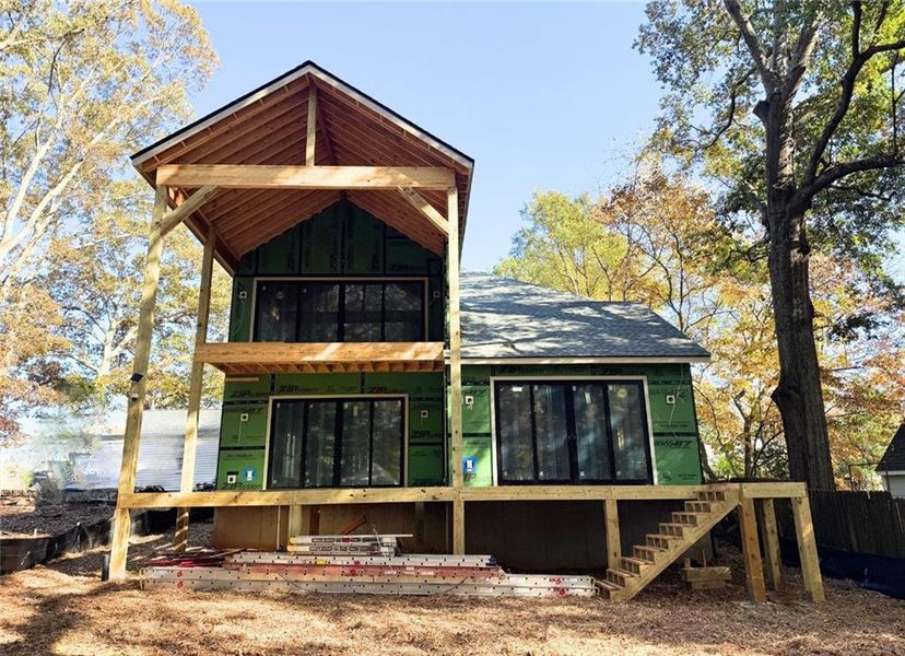 In-progress construction of a new home in , Decatur, GA (Image 19).