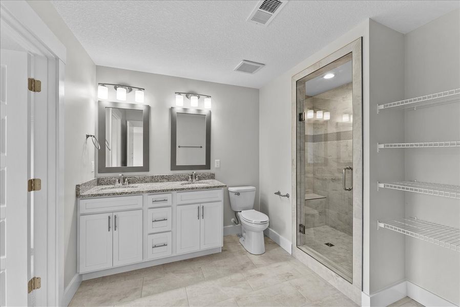 Representative furnished interior of a home built from the Emilia Elite by Enchanted Homes in Pointe Summit, Slater-Marietta (Image 18).