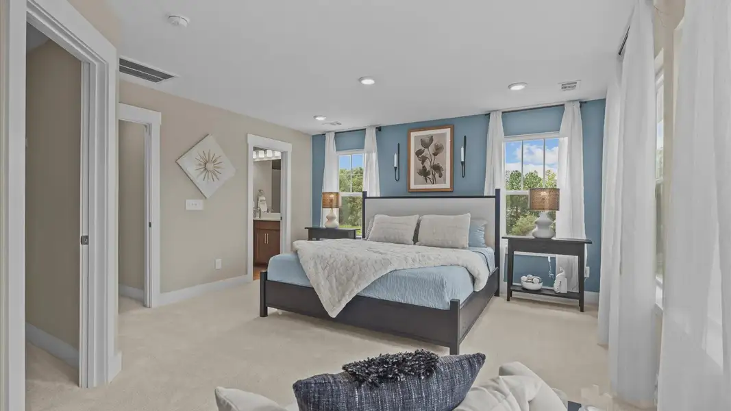 Furnished interior view inside a new home in Anna's Pointe, Simpsonville (Image 15).
